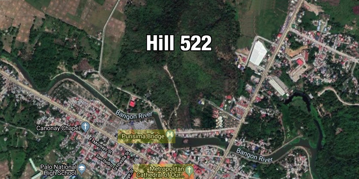 Satellite view of Palo and Hill 522